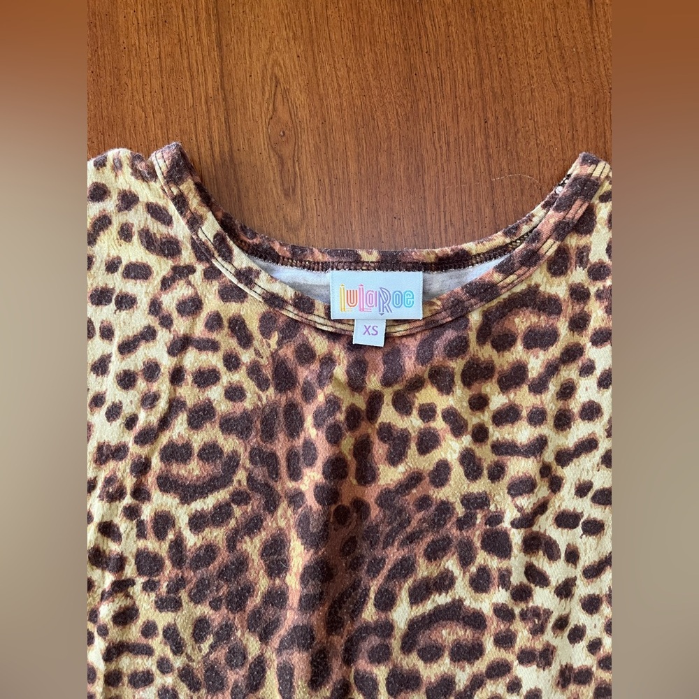LuLaRoe Maria Leopard Print Maxi Dress – Size XS - Picture 3 of 7